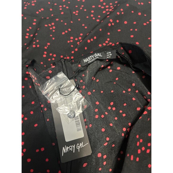Nasty gal - in a rough spot - midi dress black size 6*see description - Picture 4 of 5